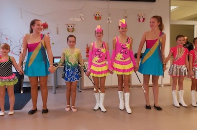 Novovesky - mažoretky a twirlerky