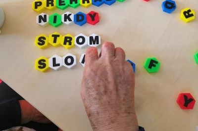 Skládanky a přísloví aneb aktivizace klientů