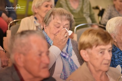 Vystoupení zpěvaček Divadla F. X. Šaldy