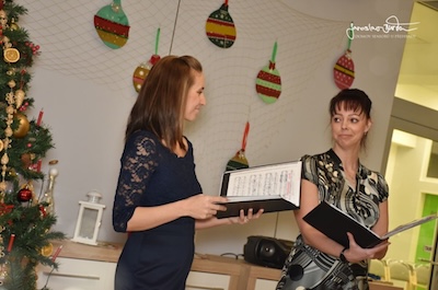 Vystoupení zpěvaček Divadla F. X. Šaldy